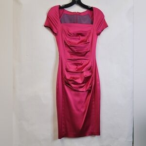 Talbot Runhof cinch body con Dress